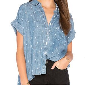 Rails Whitney Chambrey Denim Cactus Shirt